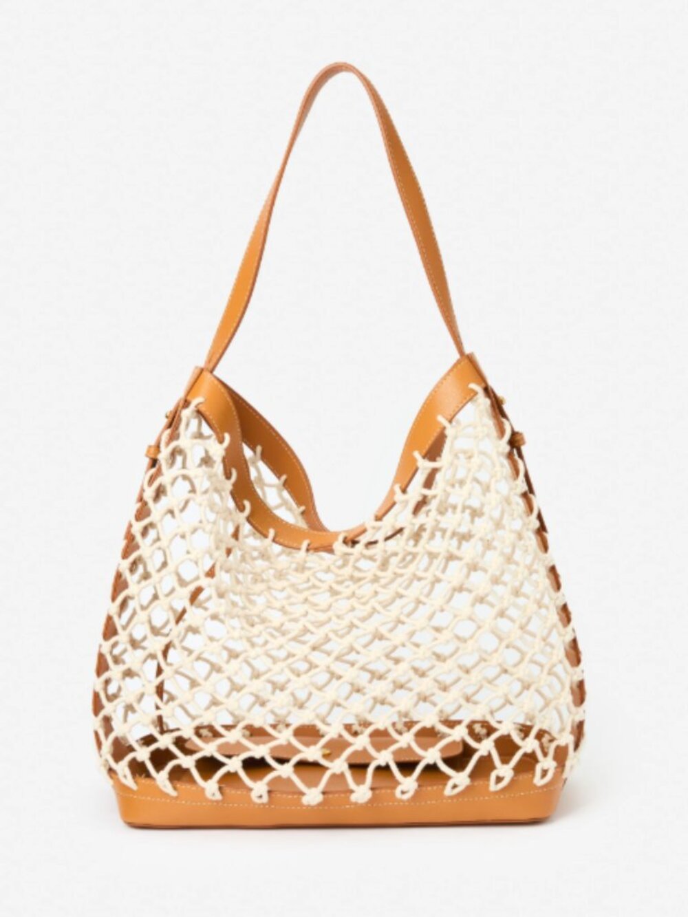 J.Mclaughlin Wren Crochet & Leather Handbag